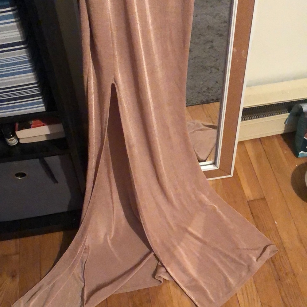 Floor length Nasty Gal semi sheer dress - Picture 2 of 8